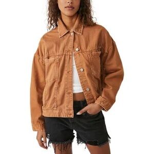NWT free people denim jacket
